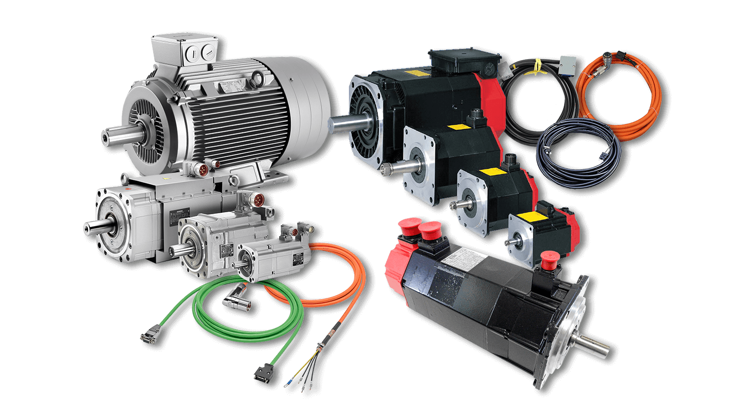 CNC motorok és vezetékek – BVS Industrie-Elektronik